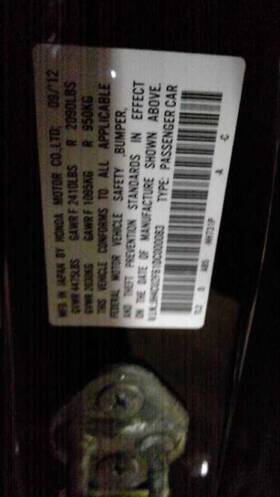 594-01326 Acura Info-gps-tv Screen Display With Navigation Fits 11-14 Tsx 2246275