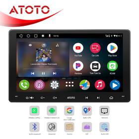 A5lg209t-nh76sc35 Atoto 9 Inch 2 Din 2g 32g Car Stereo Carplay Android Touch Screen Bluetooth Radio