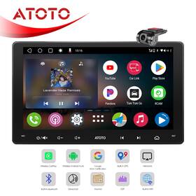 A5lg209t-s02-yf83hb19 Atoto 9 Inch Car Stereo Carplay Android Touch Screen Bluetooth Radio With Front Camera