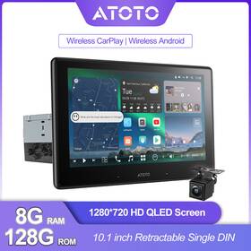 Ahy7j900g2a7e01ai Atoto Single Din 10 Inch Car Stereo Drivechat Android Bluetooth With Backup Camera
