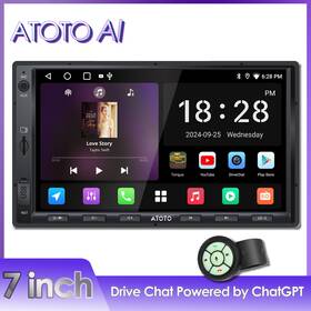Ai5lg2a7t-s03el282 Atoto Ai A5 Elite Wifi Apple Android Auto 7 Inch Wireless Carplay Stereo 2-din With Rwc