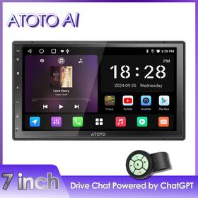 Ai5lg2bt7t-s03el282 Atoto Ai 7 Inch A5 Elite Wifi Apple Android Auto Wireless Carplay Stereo 2-din With Rwc