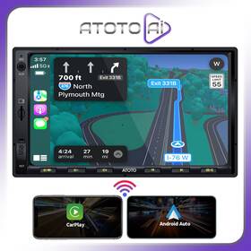 Aiemac25g2695tgai Atoto Ai 7 Inch Universial Double-din Android Radio Wireless Carplay Stereo Head Unit