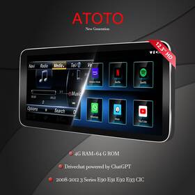 Atxstc7ur3412b8pn86c Atoto 12.3 Inch For Audi A4/a5 B8/b8.5 09-16 Carplay Stereo Chatgpt 4g Lte Android