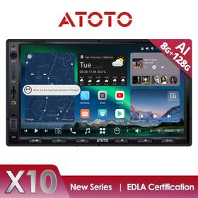 Lapatox10g2a7e01ai Atoto X10 8g 128g Ai Chatgpt - 7 Inch Wireless Car Stereo Dab Apple And Android Auto