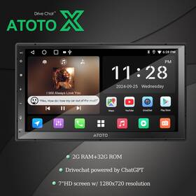 Atxaz71g89z12b09 Atoto X A5l Wifi Apple Android Auto 7 Inch Wireless Carplay Stereo 2-din Radio With Rwc