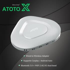 Atxdtd3jgy01pl Atoto X Ad3 Basic Carplay Ai Box Bluetooth Wired To Wireless Android Auto Adapter