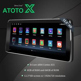 Atxs8bam3s412b8pn86c Atoto X 12.3 Inch Radio For Bmw 3 Series Cic Carplay Stereo Chatgpt Ai 4g Lte Android