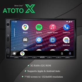 Xemf7g2695tgai Atoto X 7 Inch With Drivechat Double-din Android Radio Wireless Carplay Stereo Head Unit