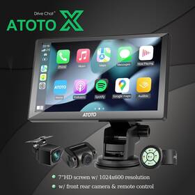 Xemp80701ygai Atoto X 7 Inch Universial Portable Carplay Stereo Apple Android Head Unit Radio With Camera