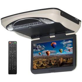 Vxmtg13 Audiovox Movies To Go By Voxx 13.3 Inch Overhead Monitor With Dvd Hdmi Input 3 Color Trim Rings