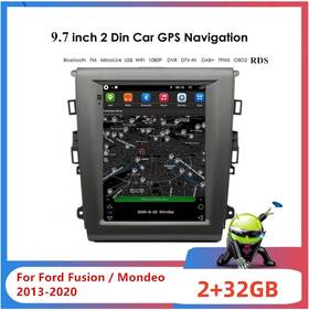 Bcsmmcar 911332865314 9.7 Inch Stereo Radio Gps Navigation Mp5 Player Fit For 2013-2020 Ford Fusion Mondeo