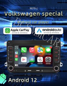 Gty664 Bcsmmcar 2din Car Radio 7inch Gps Navigation Fm Player For Wireless Carplay Android Auto