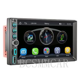 Mp990fd Bcsmmcar Double 2 Din Car Radio Bluetooth Fm/rds Player Mirror Link Head Units Aux Usb