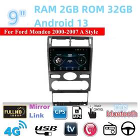 Ty3377 Bcsmmcar Fit For Ford Mondeo 3 2000-07 A Style 9 Inch Android 13 Car Stereo Radio Navigation