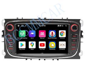 Ty77644 Bcsmmcar 7 Inch Double 2 Din Car Stereo Radio Audio Gps Navigation For Ford Focus 2004-2012