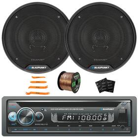 Blaupunkt 027581638262 Beverly Hills 150 Bluetooth Dvd Receiver 2x 5 Inch 40w Speakers Wire