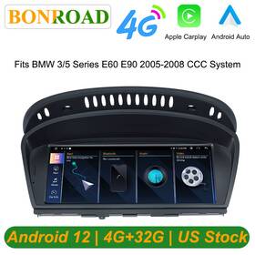 Us8803at4b2-ccc Bmw 8.9 Inch Carplay Android 13 Car Stereo Gps Navi For 3 5 Series E60 E61 E90 Ccc