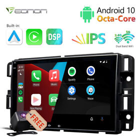 Stcaq80uprousic04 Cam Android 10 8inch Car Gps Play Bt For Gmc Chevrolet Chevy Yukon Sierra Acadia