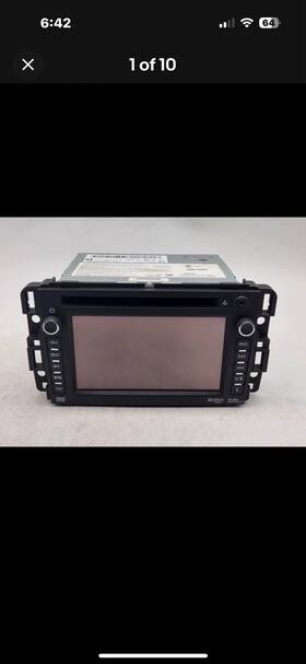 Dw468100-7500p Chevrolet 2012-2014 Chevy Suburban 1500 Radio Am Fm Cd Dvd Player Display Receiver Oem