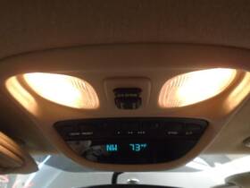 594.ch1s02 Chrysler 300m 2002 Info/gps/tv Screen Roof Mounted Display Clock Le 1022770