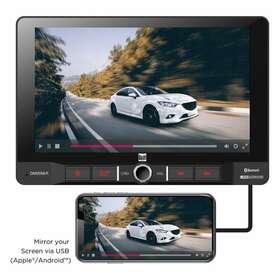 Dm90mir Dual 9 Inch Single-din Bluetooth Digital Media Receiver Usb Screen Mirroring