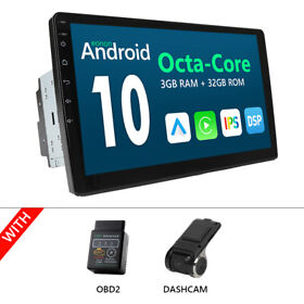 Stcvrcq03prouseum1 Dvr Obd Q03pro Double 2 Din 10.1inch Android 10 Car Play Gps Navi Radio Stereo Wifi