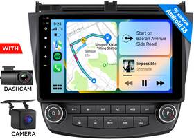 St2crahac1x6usicm3 Eonon For Honda Accord 7 2003-2007 Android 13 Stereo Radio Car Gps 10 Inch Ips Carplay Cam