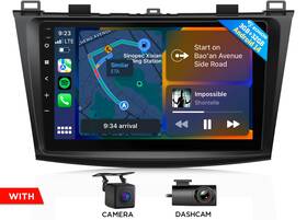 St2cram3blx7useuu1 Eonon Android 14 9 Inch Car Radio Stereo Gps Head Unit Carplay For Mazda 3 2010-2013