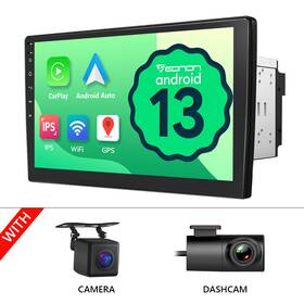 St2craua13plususebu1 Eonon Cam Dvr 2 Din Android 13 10.1 Inch Ips Car Stereo Radio Gps Navi Wifi Carplay