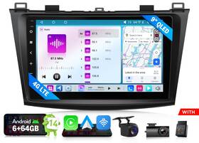 Eonon St2cvram3blx7suseuu1 Android 14 9 Inch Qled 6 64 For Mazdaspeed3 2011 2012 Car Stereo Carplay Gps Navi 4g