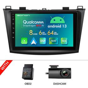 St2cvrm3bla12susebu1 Eonon Dvr Obd 9 Inch Android 13 6 64 Car Stereo Gps Navi Carplay Dsp For Mazda 3 2010-2013