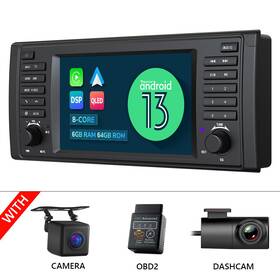St2vrae39a12susenu1 Eonon Obd Dvr Cam For Bmw 5 Series E39 Carplay Android 13 8-core 6 64 Car Stereo Radio