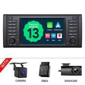 St2vrae39a13usicm1 Eonon Cam Dvr Obd For Bmw E39 Android 13 7 Inch Ips Screen Car Gps Radio Stereo Carplay Bt