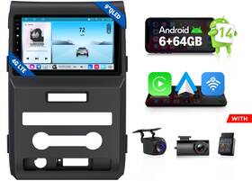 Eonon St2vrafdf1x7susicm1 Cam Dvr Obd Fdf1x7s Android 14 6 64 9 Inch Car Stereo Carplay Gps Radio For Ford F150