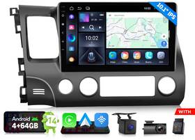 Eonon St2vrahciv1x7ausicm1 Android 14 4 64 10.1 Inch For Civic 2006-2011 Car Stereo Carplay Wifi 6 Touch Screen
