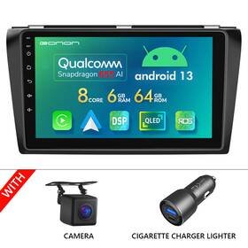 St3cram3bka12suseum1 Eonon Cam For 04-09 Mazda 3 Car Radio Stereo Android 13 8core 6 64gb 9 Inch Gps Dsp 4g Lte