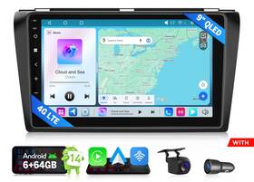 Eonon St3cram3bkx7susebu1 Android Auto 14 9 Inch Qled 6 64 For Mazda 3 2004-2009 Car Stereo Radio Gps Bluetooth