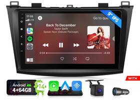 Eonon St3cram3blx7ausebu1 Cam 9 Inch 4 64 Android Auto Wireless Carplay Car Stereo Radio For Mazda 3 2010-2013