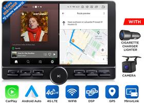 St3craux6kpromaxusenm3 Eonon Android 13 8core 8 128 Carplay Car Stereo Gps Radio 10.1 Inch Qled Touch Screen 2 Din