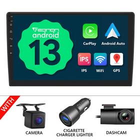 St3vraua13plususebm1 Eonon Cam Dvr Double 2 Din Android 13 10.1 Inch Carplay Car Stereo Radio Gps Touch Screen