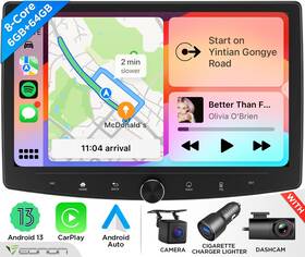 St3vraua13skplususebm1 Eonon Android 13 8-core 10.1in Car Stereo Gps Radio 2 Din Wifi Touch Screen Dsp