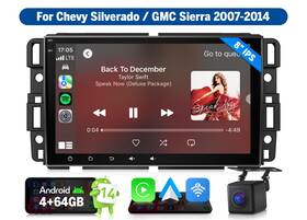 Eonon Stcagmx7ausicm3 Android 14 4 64g 8 Inch For Gmc Yukon 07-14 Carplay Car Stereo Gps Radio Replacement