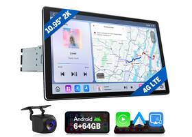 Eonon Stcasd1x6s2usebu2 10.95 Inch 2k 6 64g 8-core Android 13 Carplay Gps Navi Wifi 1din Car Stereo Radio 4g