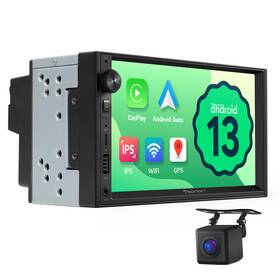 Stcaua13szebub Eonon 2 Din 7 Inch Car Stereo Gps Navi Radio Bluetooth Wifi 4g Android Auto 13 Carplay Cam
