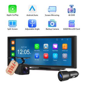 Stccap4usicmb Eonon Cam On Dash Wireless Android Auto Carplay 10.26 Inch Ips Car Stereo Radio Bluetooth
