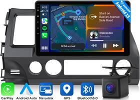 Stchciv1x6usenm1 Eonon Android 13 10.1 Inch Ips Car Radio Stereo Gps Sat Navi Carplay For Honda Civic 06-11