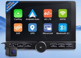 Stcux6kpromaxusenu1 Eonon Android 13 8 128 10.1 Inch Qled Car Stereo Gps Apple Carplay 2 Din Radio 4g Lte Wifi