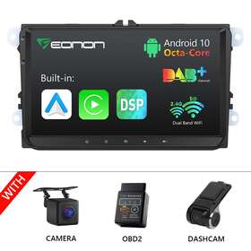 Stcvaaq53prousebua Eonon Cam Obd Dvr Q53pro 9 Inch Android 10 Car Gps Stereo Carplay For Vw Golf Scirocco Bora