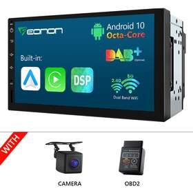 Stcvaq04prousicm9 Eonon Cam Obd 7 Inch Ips Double Din 8-core Car Stereo Radio Android Auto Carplay Dsp